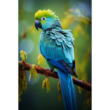 Blue and Green Parrot Canvas